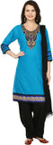 Aavaya Fashion Embroidered Kurti & Patiyala