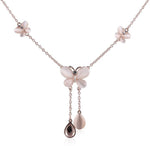 Vastradi Butterfly Brass Necklace