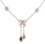 Vastradi Butterfly Brass Necklace