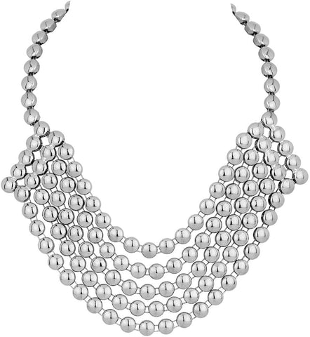 Voylla Silver Plated Alloy Necklace