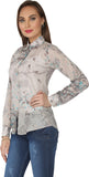 From the Ramp Women's Printed Casual Shirt