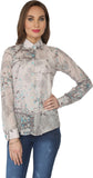 From the Ramp Women's Printed Casual Shirt