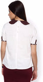 Kaaryah Formal Short Sleeve Solid Women's Top