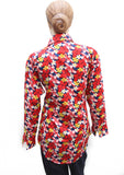 Galsgallery Women's Floral Print Casual Shirt