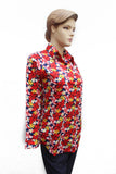 Galsgallery Women's Floral Print Casual Shirt
