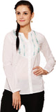Feneto Women's Solid Casual Shirt