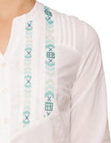 Feneto Women's Solid Casual Shirt