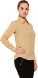 Feneto Women's Solid Casual Shirt