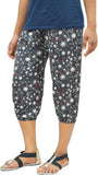 G Fashion Printed Cotton Women's Harem Pants