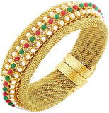 The Jewelbox Brass Yellow Gold Cuff