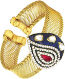 The Jewelbox Brass Yellow Gold Cuff