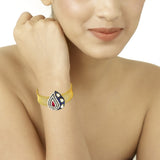 The Jewelbox Brass Yellow Gold Cuff