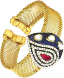 The Jewelbox Brass Yellow Gold Cuff