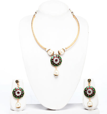 Adhira Alloy Jewel Set