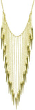 Fayon Golden Tassel Alloy Necklace