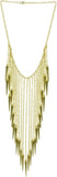 Fayon Golden Tassel Alloy Necklace