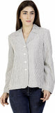 Gudi Full Sleeve Striped Women's Jacket