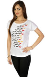 Go-Art Printed Women's Round Neck T-Shirt