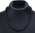 Vijisan Gemstone Bead Strand Garnet Stone Necklace