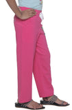 Menthol Solid, Printed Girl's Track Pants
