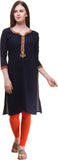 Gulmohar Jaipur Embroidered Women's Straight Kurta