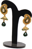 Ratnakar Mango Green  K Copper Drop Earring