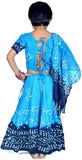 Great Art Printed Girl's Lehenga, Choli and Dupatta Set
