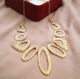 Dhrohar Rose Gold Tone Statement Rose Gold Plated Alloy Necklace