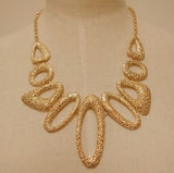 Dhrohar Rose Gold Tone Statement Rose Gold Plated Alloy Necklace