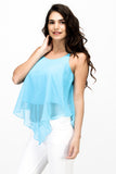 Satovira Party Sleeveless Solid Women's Top