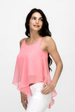 Satovira Party Sleeveless Solid Women's Top