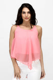 Satovira Party Sleeveless Solid Women's Top