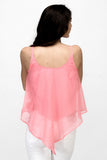 Satovira Party Sleeveless Solid Women's Top