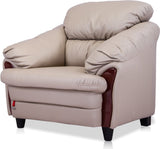 Durian Georgia Leatherette 1 Seater Sofa