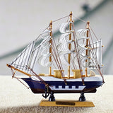 Jaycoknit Mediterranean Sea's Lucky Wooden Handcrafted Ship Part II Showpiece  -  17 cm