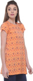 TAB91 Casual Short Sleeve Printed Women's Top