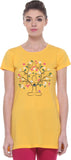 TAB91 Casual Short Sleeve Printed Women's Top