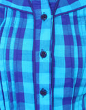 Gudluk Women's Checkered Casual Shirt