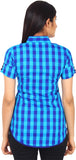 Gudluk Women's Checkered Casual Shirt