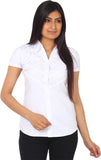 Gudluk Women's Solid Casual Shirt