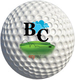 ezyPRNT 'BC' Golf Ball -   Size: 4,  Diameter: 4.26 cm