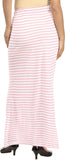 G & M Collections Striped Women's A-line Skirt