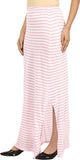 G & M Collections Striped Women's A-line Skirt
