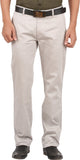 GM Regular Fit Men's Silver Trousers