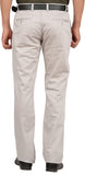 GM Regular Fit Men's Silver Trousers