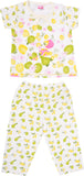 MYFAA Baby Girl's Printed Top & Pyjama Set