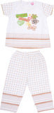 MYFAA Baby Girl's Printed Top & Pyjama Set