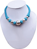 Gemstone Pioneer Brass Necklace