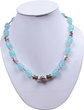 Gemstone Pioneer Brass Necklace