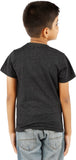 BIKER BOYS Printed Boy's Round Neck Grey T-Shirt